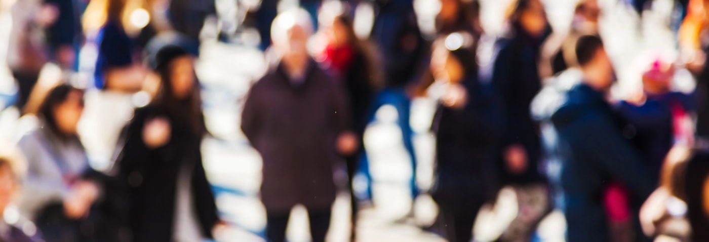 crowd walking Lancaster
